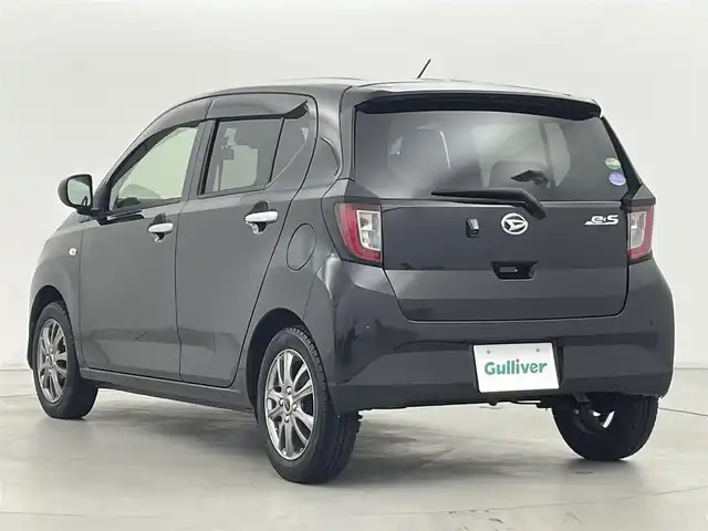 ダイハツ ミラ イース X リミテッド SAⅢ 群馬県 2021(令3)年 2.7万km ブラックマイカメタリック 社外SDナビ/（BT/CD/ワンセグ/AM/FM）/バックカメラ/スマートアシストIII/・衝突回避支援ブレーキ/・車線逸脱警報/・誤発進抑制制御/・先行車発進お知らせ/・オートハイビーム/ETC/LEDヘッドライト/アイドリングストップ/ドライブレコーダー/キーレス