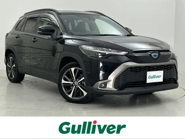 トヨタ カローラ クロス ハイブリッド Z 茨城県 2022(令4)年 2.1万km アティチュードブラックマイカ 純正DA/バックカメラ/衝突被害軽減/レーンキープ/レーダークルーズコントロール/オートマチックハイビーム/クリアランスソナー/シートヒーター/パワーバックドア/純正18インチAW/LEDヘッドライト/スマートキー