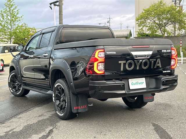 トヨタ ハイラックス Z 石川県 2021(令3)年 5.1万km アティチュードブラックマイカ ワンオーナー/トヨタセーフティセンス/・プリクラッシュセーフティ/・レーンディパーチャーアラート/・オートマチックハイビーム/・先行車発進お知らせ機能/・クリアランスソナー/・レーダークルーズコントロール/・ダウンヒルアシストコントロール/社外ナビディレイII型カーナビディスプレイ/【CD・DVD・Applecarplay・Bluetooth・フルセグTV】/4WD/ステアリングリモコン/ETC2.0/プッシュスタート/・スマートキー/・スペアキー/・キーレス/LEDヘッドライト/・オートライト/・フォグライト/純正フロアマット/取扱説明書/保証書/記録簿