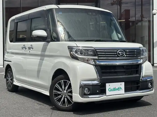 ダイハツ タント カスタムX トップED VS SAⅢ 宮城県 2019(平31)年 3.5万km パールホワイトⅢ 登録時走行距離３４５７２ｋｍ/全方位カメラ/両側パワースライドドア/社外ナビ/・フルセグテレビ/・Bluetooth/・CD/DVD/・ＡＭ／ＦＭ/アイドリングストップ/オートライト/ドライブレコーダー/純正アルミホイール/フォグランプ/ドアバイザー/ＬＥＤヘッドライト