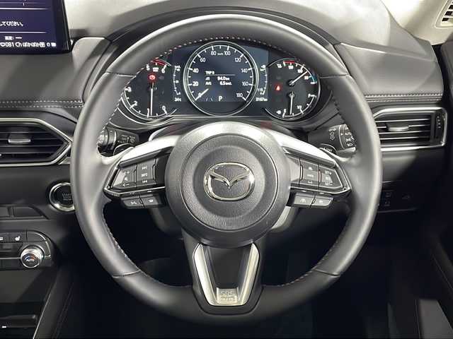 マツダ ＣＸ－５ XD ブラックトーンエディション 広島県 2024(令6)年 0.4万km ロジウムホワイトプレミアムメタリック 10.25型マツダコネクトナビ/360度ビューモニター/パワーシート/シートヒーター/パワーバックドア/ステアリングヒーター/パドルシフト/ヘッドアップディスプレイ/レーダークルーズコントロール/車線逸脱警報/レーンキープアシスト/アダプティブLEDヘッドライト/衝突軽減ブレーキ/ブラインドスポットモニタリング/パーキングセンサー/誤発進抑制機能/純正19インチAW/USB入力端子（typeC）/ワイヤレス充電