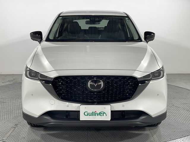マツダ ＣＸ－５ XD ブラックトーンエディション 広島県 2024(令6)年 0.4万km ロジウムホワイトプレミアムメタリック 10.25型マツダコネクトナビ/360度ビューモニター/パワーシート/シートヒーター/パワーバックドア/ステアリングヒーター/パドルシフト/ヘッドアップディスプレイ/レーダークルーズコントロール/車線逸脱警報/レーンキープアシスト/アダプティブLEDヘッドライト/衝突軽減ブレーキ/ブラインドスポットモニタリング/パーキングセンサー/誤発進抑制機能/純正19インチAW/USB入力端子（typeC）/ワイヤレス充電