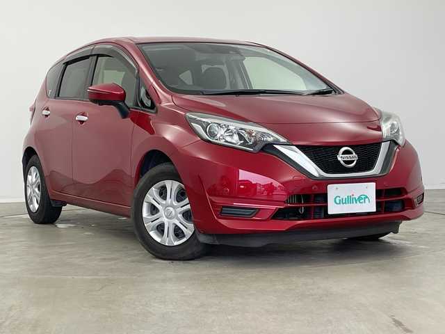 日産 ノート X DIG－S 新潟県 2018(平30)年 2.8万km ガーネットレッド 純正メモリナビ/（BT/FM/AM/フルセグTV/DVD)/全周囲カメラ/前後ドライブレコーダー/デジタルインナーミラー/電格ミラー/ドアバイザー/ヘッドライトレベライザー/ETC
