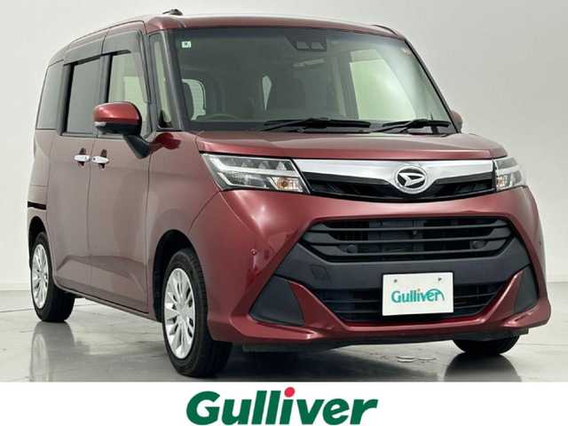 ダイハツ トール G リミテッドⅡ SAⅢ 熊本県 2020(令2)年 3.9万km ファイアークォーツレッドM 禁煙車　/全周囲カメラ　/前方ドライブレコーダー/純正ナビ（ＣＤ・ＤＶＤ・フルセグ・ＢＴ・ＳＤ・ｉｐｏｄ・ＵＳＢ）/クルーズコントロール　/両側パワースライドドア　/衝突軽減ブレーキ　/横滑り防止　/アイドリングストップ　/前席シートヒーター/純正フロアマット/オートライト/オートマチックハイビーム/スマートキー/プッシュスタート/スペアキー1本/取扱説明書