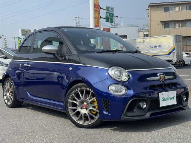 アバルト ５９５Ｃ ツーリズモ 千葉県 2018(平30)年 3.8万km 青Ⅱ 社外SDナビ/フルセグTV/Bluetooth/バックカメラ/コーナーセンサー/茶革シート/ETC/純正ドライブレコーダー/純正フロアマット/純正17インチアルミホイール/取扱説明書＆保証書