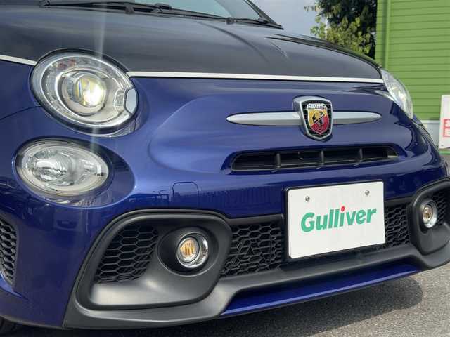 アバルト ５９５Ｃ ツーリズモ 千葉県 2018(平30)年 3.8万km 青Ⅱ 社外SDナビ/フルセグTV/Bluetooth/バックカメラ/コーナーセンサー/茶革シート/ETC/純正ドライブレコーダー/純正フロアマット/純正17インチアルミホイール/取扱説明書＆保証書