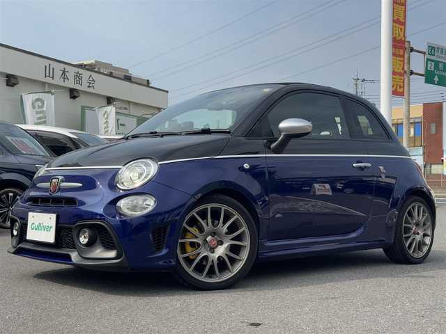 アバルト ５９５Ｃ ツーリズモ 千葉県 2018(平30)年 3.8万km 青Ⅱ 社外SDナビ/フルセグTV/Bluetooth/バックカメラ/コーナーセンサー/茶革シート/ETC/純正ドライブレコーダー/純正フロアマット/純正17インチアルミホイール/取扱説明書＆保証書