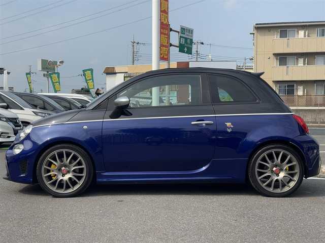 アバルト ５９５Ｃ ツーリズモ 千葉県 2018(平30)年 3.8万km 青Ⅱ 社外SDナビ/フルセグTV/Bluetooth/バックカメラ/コーナーセンサー/茶革シート/ETC/純正ドライブレコーダー/純正フロアマット/純正17インチアルミホイール/取扱説明書＆保証書