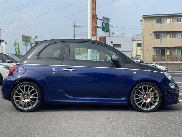 アバルト ５９５Ｃ ツーリズモ 千葉県 2018(平30)年 3.8万km 青Ⅱ 社外SDナビ/フルセグTV/Bluetooth/バックカメラ/コーナーセンサー/茶革シート/ETC/純正ドライブレコーダー/純正フロアマット/純正17インチアルミホイール/取扱説明書＆保証書