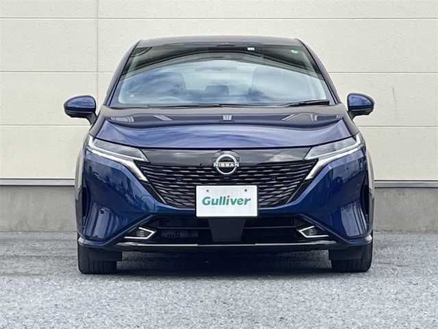 日産 オーラ G レザーエディション 茨城県 2022(令4)年 4.5万km オーロラフレアブルーパール 純正ナビ/フルセグTV/全方位カメラ/プロパイロット/デジタルインナーミラー/BOSEサウンド/ドライブレコーダー/　（SN-TW9880）/ETC2.0/Bluetooth/AppleCarPlay/コーナーセンサー/ハーフレザーシート/ハンドルヒーター/LEDヘッドライト/HDMI接続/ワイヤレス充電/純正AW/純正フロアマット/全方位運転支援システム