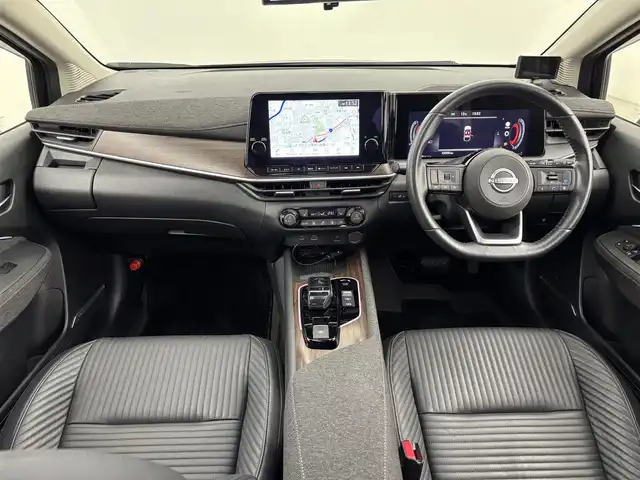 日産 オーラ G レザーエディション 福岡県 2022(令4)年 4.4万km オーロラフレアブルーパール 純正９型ナビ／フルセグＴＶ　/全方位カメラ　/ＢＯＳＥプレミアムサウンド　/ワイヤレス充電　/デジタルルームミラー　/前後ドライブレコーダー　/ＥＴＣ　/レーダー探知機　/エマージェンシーブレーキ　/レーンキープ　/ＢＳＭ　/ステアリングヒーター　/シートヒーター