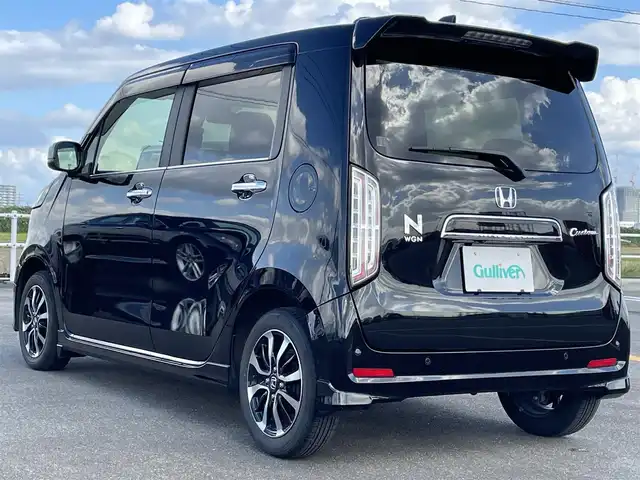 ホンダ Ｎ ＷＧＮ カスタム L ホンダセンシング 佐賀県 2022(令4)年 2.3万km クリスタルブラックパール ワンオーナー//純正メモリナビゲーション/AM/FM/CD/USB/Bluetooth/バックカメラ/ETC/ステアリングリモコン/純正14インチアルミホイール/純正LEDヘッドライト/純正フロアマット/新車時保証書/取扱説明書/スペアキー1本/ホンダセンシング//アダプティブクルーズコントロール//衝突軽減システム//炉外逸脱抑制機能//パーキングセンサーシステム