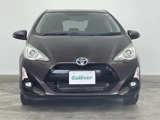 トヨタ アクア S 群馬県 2016(平28)年 3.3万km ディープアメジストマイカメタリック 純正ナビ　バックカメラ　シートヒーター　ビルトインＥＴＣ　横滑り防止　車両接近通報装置　ｎａｎｏｅ　オートライト　オートエアコン　電動格納ミラー　スマートキー　プッシュスタート　スペアキー
