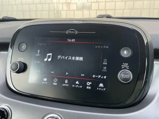 フィアット ５００Ｘ スポーツ 静岡県 2021(令3)年 2.7万km ガンＭ 純正ディスプレイオーディオ/衝突軽減ブレーキ/アクティクルーズコントロール/レーンアシスト/ブラインドスポット/レザーシート/パワーシート/シートヒーター/LED/ドライブレコーダー/ETC