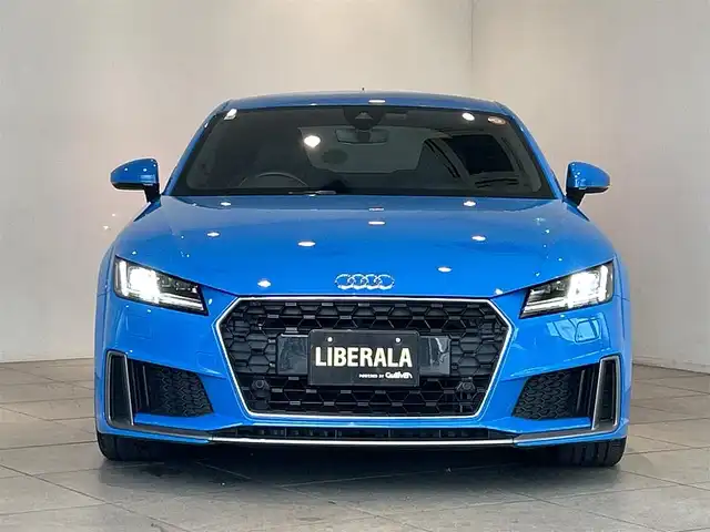 アウディ ＴＴクーペ 40TFSI 愛知県 2020(令2)年 5.5万km 青 ＳラインＰＫＧ　/マトリクスＬＥＤヘッドライト/バーチャルコクピット　/コンフォートＰＫＧ　/ＭＭＩナビゲーション　/バックカメラ　/Ｂｌｕｅｔｏｏｔｈ　/フルセグＴＶ　/コーナーセンサー　/クルーズコントロール/シートヒーター/ＥＴC/アイドリングストップ/ウィンカーミラー