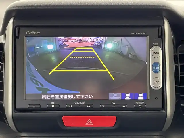 ホンダ Ｎ ＢＯＸ カスタム G SSパッケージ 栃木県 2015(平27)年 4.9万km スマートブラック 純正メモリナビ/（CD/DVD/TV/Bluetooth/SD）/バックカメラ/シティブレーキアクティブシステム/ETC/両側パワースライドドア/チップアップシート/禁煙車/オートライト/HIDヘッドライト/横滑り防止装置/スマートキー/プッシュスタート/アイドリングストップ/ステアリングスイッチ/Fフォグランプ/ドアバイザー/電動格納ミラー/純正14インチアルミホイール/純正フロアマット