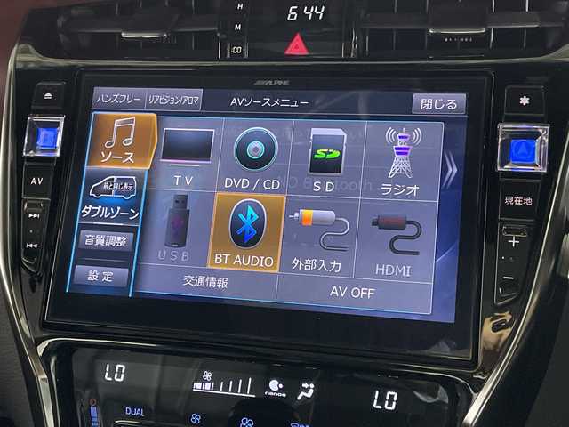 トヨタ ハリアー プレミアム 福岡県 2018(平30)年 3.6万km ホワイトパールクリスタルシャイン ワンオーナー/モデリスタエアロ（F S R）/ALPINEビックX10インチナビゲーション/CD DVD BT HDMI/フルセグテレビ/パノラマサンルーフ/ビルトインETC/社外ドライブレコーダー前/バックカメラ/TSS/パワースライドドア/コーナーセンサー/ハーフレザーシート/クルーズコントロール