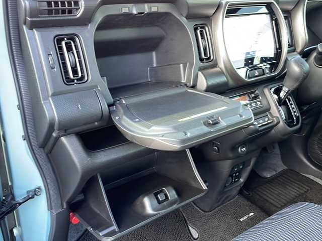 スズキ ハスラー Jスタイル Ⅱ ターボ 青森県 2023(令5)年 2.6万km オフブルーメタリック/ガンメタリック2トーンルーフ 4WD・ターボ/純正9インチナビ・フルセグTV/全方位モニター/CD・DVD・Bluetooth/前席シートヒーター/セーフティサポート/デュアルカメラブレーキサポート/アダプティブクルーズコントロール/ハイビームアシスト/車線逸脱抑制機能/リアパーキングセンサー/パドルシフト/ビルトインETC/シートバックテーブル/純正フロアマット/LEDヘッドライト/LEDフォグランプ/純正15インチアルミ/ルーフレール/プッシュスタート/スマートキー