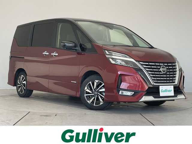 日産 セレナ ハイウェイスター V 愛知県 2022(令4)年 3.1万km マルーンレッド 2トーン プロパイロット/純正10型ナビ/フリップダウンモニター/全方位カメラ/両側パワースライドドア/クルーズコントロール/バックカメラ/ハンズフリースライドドア/コーナーセンサー/純正アルミホイール/LEDヘッドライト/インテリジェントミラー/リアオートエアコン/オートライト/ドライブレコーダー/ETC/衝突軽減システム/CD DVD/Bluetooth/ステアリングスイッチ/スマートキー/プッシュスタート