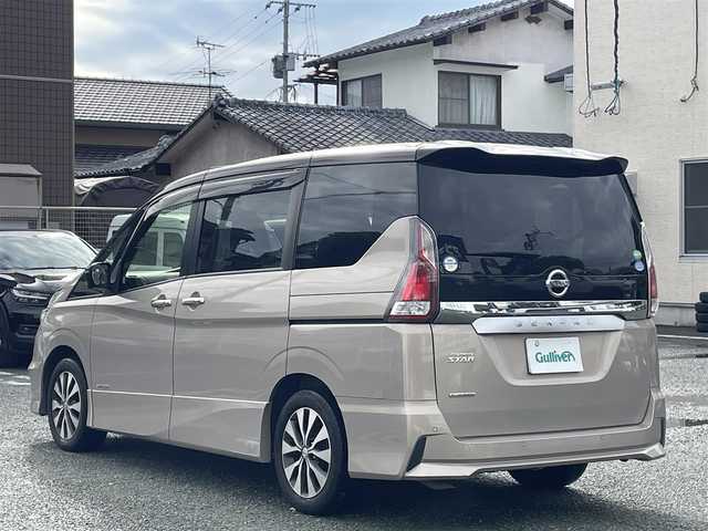 日産 セレナ ハイウェイスターVセレクションⅡ 宮崎県 2018(平30)年 5万km カシミヤグレージュ 2トーン ワンオーナー/プロパイロット/プッシュスタート/純正ナビ/（CD・DVD・フルセグTV・BTオーディオ・SD）/アラウンドビューモニター/ETC/ドライブレコーダー/純正16インチAW/両側パワースライドドア/LEDヘッドライト/オートライト/フォグライト/前後コーナーセンサー/横滑り防止装置/ウィンカーミラー/純正フロアマット/純正ドアバイザー/新車保証書/取扱説明書/スマートスペアキー×1本