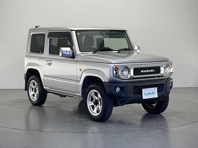 スズキ ジムニー XC 長野県 2018(平30)年 7.7万km シルキーシルバーメタリック ４ＷＤ・ターボ/イクリプスナビ/ＣＤ再生/フルセグＴＶ/LEDヘッドライト/オートライト/衝突被害軽減ブレーキ/レーンディパーチャーアラート/前席シートヒーター/前後ドライブレコーダー/クルーズコントロール/スマートキー/プッシュスタート/スペアキー/純正16インチアルミホイール