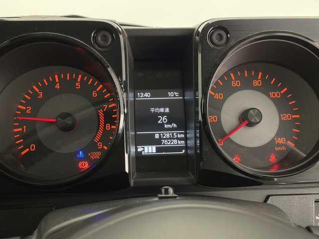 スズキ ジムニー XC 長野県 2018(平30)年 7.7万km シルキーシルバーメタリック ４ＷＤ・ターボ/イクリプスナビ/ＣＤ再生/フルセグＴＶ/LEDヘッドライト/オートライト/衝突被害軽減ブレーキ/レーンディパーチャーアラート/前席シートヒーター/前後ドライブレコーダー/クルーズコントロール/スマートキー/プッシュスタート/スペアキー/純正16インチアルミホイール