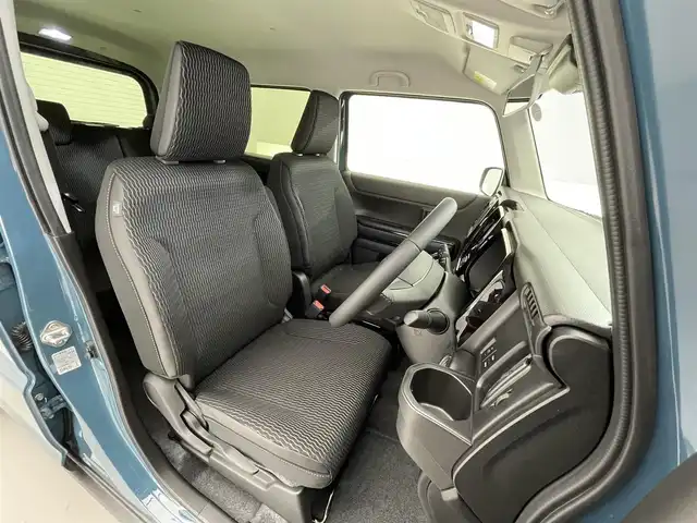 スズキ ハスラー HYBRID X 滋賀県 2025(令7)年 0.1千km デニムブルー ガンメタリック 2トーン 純正9インチナビ/　・フルセグTV・Bluetooth・applecarplay・androidauto/　・CD・DVD/全方位モニター/スズキセーフティサポート/スズキコネクト対応通信機装着車/シートヒーター/リアソナー/オートハイビーム/LEDヘッドライト/スマートキー