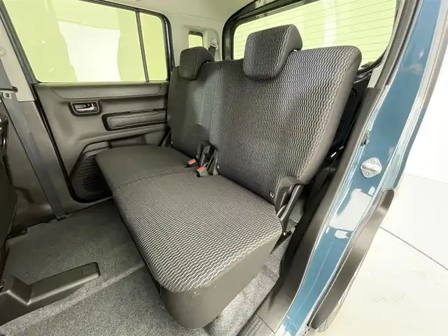 スズキ ハスラー HYBRID X 滋賀県 2025(令7)年 0.1千km デニムブルー ガンメタリック 2トーン 純正9インチナビ/　・フルセグTV・Bluetooth・applecarplay・androidauto/　・CD・DVD/全方位モニター/スズキセーフティサポート/スズキコネクト対応通信機装着車/シートヒーター/リアソナー/オートハイビーム/LEDヘッドライト/スマートキー