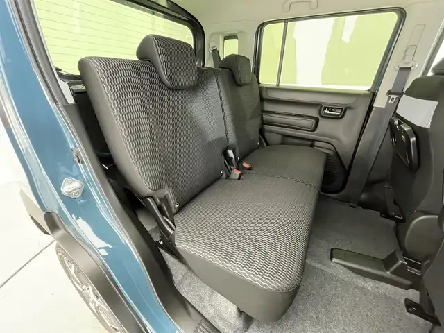 スズキ ハスラー HYBRID X 滋賀県 2025(令7)年 0.1千km デニムブルー ガンメタリック 2トーン 純正9インチナビ/　・フルセグTV・Bluetooth・applecarplay・androidauto/　・CD・DVD/全方位モニター/スズキセーフティサポート/スズキコネクト対応通信機装着車/シートヒーター/リアソナー/オートハイビーム/LEDヘッドライト/スマートキー