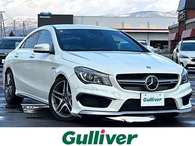 メルセデス・ベンツ ＣＬＡ４５ 道南・函館 2014(平26)年 3.8万km カルサイトホワイト /純正ナビ//フルセグＴＶ//バックカメラ//シートヒーター//パワーバックドア//パワーシート//コーナーセンサー//レーダークルーズコントロール//レーンキープアシスト//ブラインドスポットモニター//アイドリングストップ//ＥＴＣ