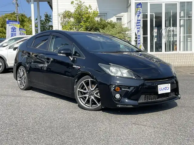 トヨタ プリウス S ツーリングセレ G’s 愛知県 2014(平26)年 12.4万km ブラック (株)IDOMが運営する【じしゃロン名古屋鳴海店】の自社ローン専用車両になりますこちらは現金またはオートローンご利用時の価格です。自社ローンご希望の方は別途その旨お申付け下さい/純正ディーラーオプションナビ/フルセグTV/Bluetooth/バックカメラ/ETC/純正AW