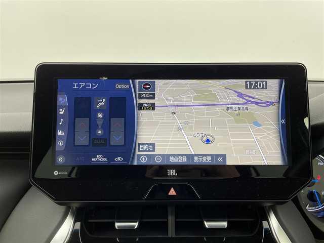 トヨタ ハリアー ハイブリッド Z レザーパッケージ 群馬県 2021(令3)年 4.3万km プレシャスブラックパール 純正12.3インチJBLナビ/AM/FM/BT/Miracast/フルセグ/ブラインドスポットモニター/デジタルインナーミラー/トヨタセーフティセンス/レーダークルーズコントロール/プリクラッシュセーフティ/オートマチックハイビーム/パワーシート/シートヒーター/エアシート/ステアリングヒーター/HUD/LEDヘッドライト/レザーシート