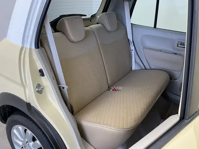 スズキ ラパン X 新潟県 2015(平27)年 2.6万km シフォンアイボリーメタリック 禁煙車/登録時走行距離：25786km/メーカーオプション純正ナビ/CD/フルセグTV/Bluetooth/AUX/全方位カメラ/バックカメラ/前後ドライブレコーダー/ETC/衝突被害軽減システム/横滑り防止装置/HIDヘッドライト/運転席シートヒーター/エンジンスタートボタン/スマートキー/純正フロアマット/純正14インチアルミホイール