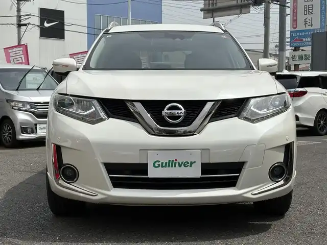 日産 エクストレイル モード・プレミア オーテック30th 埼玉県 2016(平28)年 6.6万km ブリリアントホワイトパール AIS検査済み/特別仕様車/モードプレミア・オーテック/　30thアニバーサリー/メーカーOPナビゲーション/メーカーOP後席モニター/エマージェンシーブレーキ/黒レザーシート/シートヒーター /純正18インチアルミホイール/ミラーヒーテッド/FRコーナーセンサー /スリップコントロール/フロアマット/ドアバイザー/FRドラレコ/ETC/LEDヘッドライト/スマートキー/プッシュスタート /新車保証書/取扱説明書