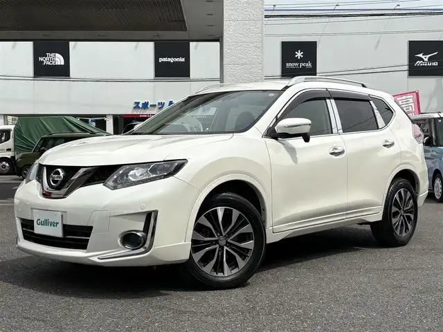 日産 エクストレイル モード・プレミア オーテック30th 埼玉県 2016(平28)年 6.6万km ブリリアントホワイトパール AIS検査済み/特別仕様車/モードプレミア・オーテック/　30thアニバーサリー/メーカーOPナビゲーション/メーカーOP後席モニター/エマージェンシーブレーキ/黒レザーシート/シートヒーター /純正18インチアルミホイール/ミラーヒーテッド/FRコーナーセンサー /スリップコントロール/フロアマット/ドアバイザー/FRドラレコ/ETC/LEDヘッドライト/スマートキー/プッシュスタート /新車保証書/取扱説明書