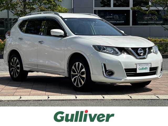 日産 エクストレイル モード・プレミア オーテック30th 福島県 2016(平28)年 6.7万km ブリリアントホワイトパール 純正ナビ/（FM/AM/CD/DVD/Blu-ray/BT/USB）/フルセグTV/フリップダウンモニター/純正フロアマット/ビルトインETC/シートヒーター/衝突軽減ブレーキ/横滑り防止機能/アイドリングストップ/レーンアシスト/前後ドライブレコーダー/シガーソケット/コーナーセンサー/電格ミラー/プッシュスタート