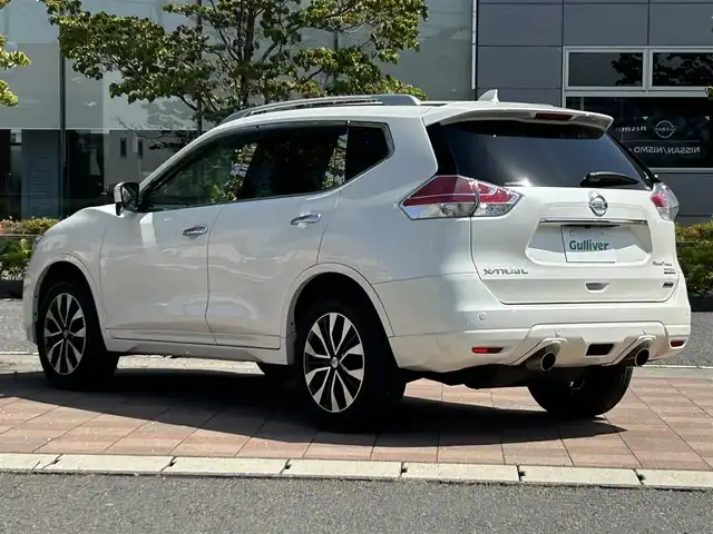 日産 エクストレイル モード・プレミア オーテック30th 福島県 2016(平28)年 6.7万km ブリリアントホワイトパール 純正ナビ/（FM/AM/CD/DVD/Blu-ray/BT/USB）/フルセグTV/フリップダウンモニター/純正フロアマット/ビルトインETC/シートヒーター/衝突軽減ブレーキ/横滑り防止機能/アイドリングストップ/レーンアシスト/前後ドライブレコーダー/シガーソケット/コーナーセンサー/電格ミラー/プッシュスタート
