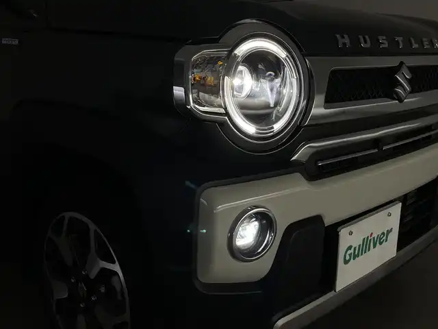 スズキ ハスラー Jスタイル Ⅱ ターボ 群馬県 2023(令5)年 2.8万km クールカーキパールメタリック/ソフトベージュメタリック 純正9型メモリナビ/・BT/CD/DVD/SD/フルセグTV/全周囲カメラ/スズキセーフティサポート/・アダプティブクルーズコントロール（ACC）［全車速追従機能付］/・車線逸脱抑制機能非装着車/・ふらつき警報機能/・先行車発進お知らせ機能/・標識認識機能/・ハイビームアシスト/ルーフレール/ハーフレザーシート/・シートヒーターDN席/ビルトインETC/純正15インチアルミホイール