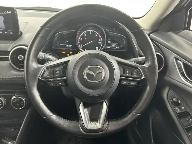 マツダ ＣＸ－３ XD Lパッケージ 大阪府 2018(平30)年 1.3万km スノーフレイクホワイトパールマイカ 純正ナビ(フルセグ/DVD再生/Bluetooth) 360カメラ ETC 革シート パワーシート/ヒーター ステアリングヒーター 衝突軽減 レーダークルコン クリアランスソナー 前後ドラレコ