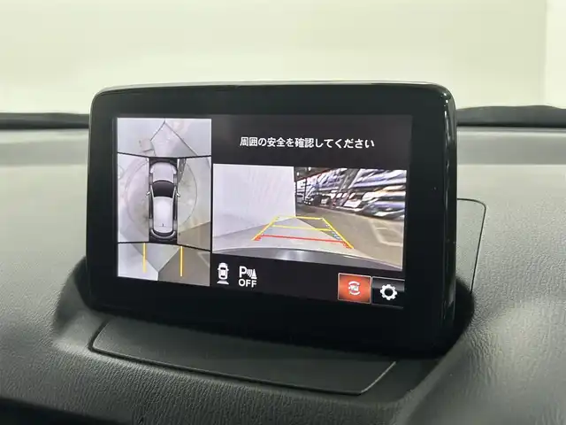マツダ ＣＸ－３ XD Lパッケージ 大阪府 2018(平30)年 1.3万km スノーフレイクホワイトパールマイカ 純正ナビ(フルセグ/DVD再生/Bluetooth) 360カメラ ETC 革シート パワーシート/ヒーター ステアリングヒーター 衝突軽減 レーダークルコン クリアランスソナー 前後ドラレコ