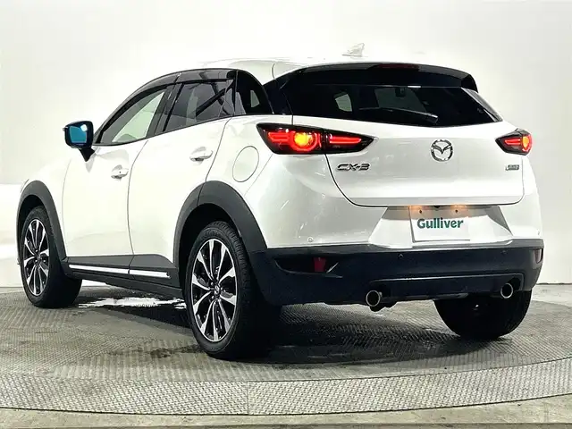 マツダ ＣＸ－３ XD Lパッケージ 大阪府 2018(平30)年 1.3万km スノーフレイクホワイトパールマイカ 純正ナビ(フルセグ/DVD再生/Bluetooth) 360カメラ ETC 革シート パワーシート/ヒーター ステアリングヒーター 衝突軽減 レーダークルコン クリアランスソナー 前後ドラレコ