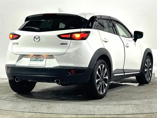 マツダ ＣＸ－３ XD Lパッケージ 大阪府 2018(平30)年 1.3万km スノーフレイクホワイトパールマイカ 純正ナビ(フルセグ/DVD再生/Bluetooth) 360カメラ ETC 革シート パワーシート/ヒーター ステアリングヒーター 衝突軽減 レーダークルコン クリアランスソナー 前後ドラレコ