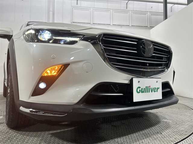 マツダ ＣＸ－３ XD Lパッケージ 大阪府 2018(平30)年 1.3万km スノーフレイクホワイトパールマイカ 純正ナビ(フルセグ/DVD再生/Bluetooth) 360カメラ ETC 革シート パワーシート/ヒーター ステアリングヒーター 衝突軽減 レーダークルコン クリアランスソナー 前後ドラレコ