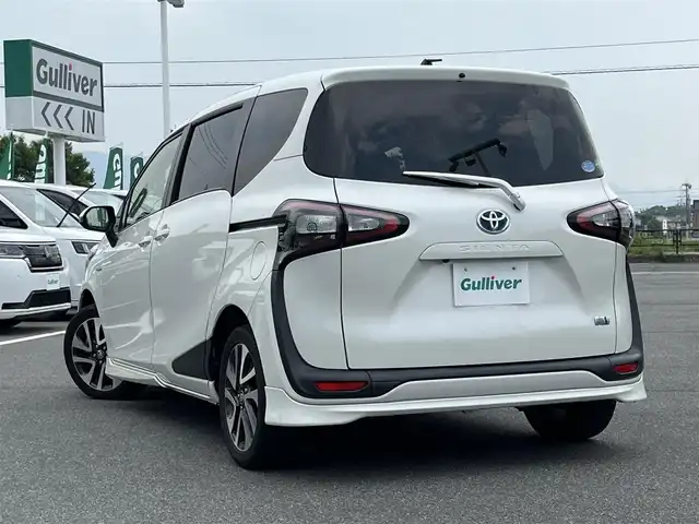 トヨタ シエンタ ハイブリッド G クエロ 奈良県 2018(平30)年 4.3万km ホワイトパールクリスタルシャイン 純正ナビ　/フルセグＴＶ　/バックカメラ　/両側パワ－スライドドア　/スマートキー　/スペアキー　/ＥＴＣ２．０　/純正フロアマット　/社外エアロ　/純正アルミホイール　/ＬＥＤヘッドライト　/衝突軽減ブレーキ/オートライト