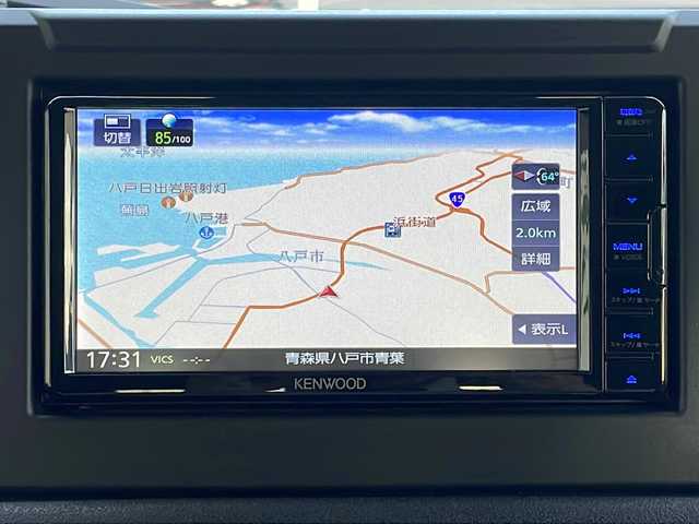 スズキ ジムニー XC 青森県 2023(令5)年 0.8万km ブルーイッシュブラックパール3 4WD/社外メモリナビ・ワンセグTV/CD・DVD・Bluetooth/バックモニター/前席シートヒーター/前後ドライブレコーダー/社外エンジンスターター/セーフティサポート/デュアルセンサーブレーキサポート/レーンキープアシスト/ハイビームアシスト/クルーズコントロール/ビルトインETC/LEDヘッドライト/フォグランプ/純正16インチアルミ/スマートキー/プッシュスタート