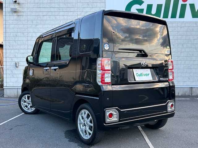 ダイハツ ウェイク G ターボ　レジャーエディション SA Ⅲ 静岡県 2019(令1)年 4.3万km ブラックマイカメタリック 純正ナビ/（AM/FM/CD/DVD/BT)/フルセグTV/バックカメラ/両側パワースライドドア/ETC/スマートキー/プッシュスタート/ドライブレコーダー/ターボ車/社外14インチアルミホイール/LEDヘッドライト/スマートアシスト/衝突被害軽減ブレーキ/横滑り防止装置/オートライト/電格ミラー/純正フロアマット