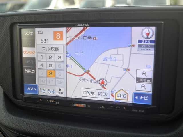 ダイハツ ムーヴ L 宮城県 2015(平27)年 12.3万km ホワイト /　社外メモリーナビ/　地デジTV/　キーレス/　エコアイドル/　横滑り防止/　フロアマット/　ドアバイザー/　ABS/　デュアルエアバック/