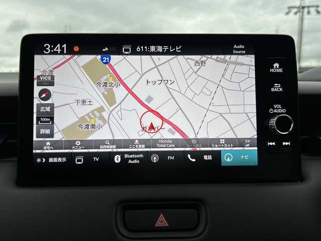ホンダ ヴェゼル ハイブリッド e:HEV Z 岐阜県 2025(令7)年 0.1千km プラチナホワイトパール 登録時走行距離3km/純正９型ナビ/バックカメラ/パドルシフト/Ｈｏｎｄａ　ＳＥＮＳＩＮＧ/ブラインドスポットインフォメーション/ステアリングヒーター/クルーズコントロール/ワンオーナー/電動リアゲート/Bluetooth/AppleCarPlay/AndroidAuto/USB入力端子/ハーフレザーシート/スマートキー/プッシュスタート/スペアキー/LEDヘッドライト/オートライト/純正アルミホイール/レーンキープアシスト/衝突被害軽減システム/ETC2/0