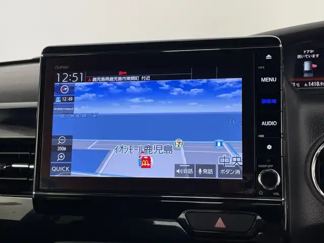 ホンダ Ｎ ＢＯＸ カスタム L ターボ 鹿児島県 2020(令2)年 4.3万km プレミアムグラマラスブロンズP 純正8インチナビ/（AM/FM/CD/DVD/Bluetooth/フルセグ）/バックカメラ/両側パワースライドドア/ホンダセンシング/レーダークルーズコントロール/純正ドライブレコーダー/ETC/ハーフレザーシート/パドルシフト/LEDヘッドライト/フロアマット/純正AW15インチ/シートヒーター/スマートキー/スペアキー