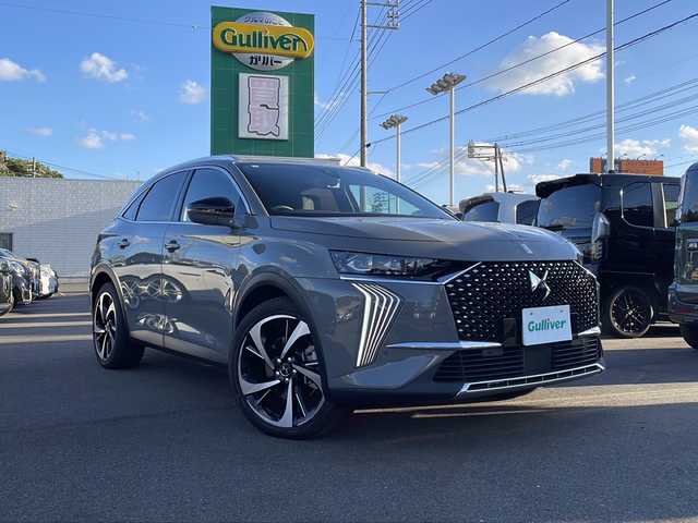 ＤＳオートモビル シトロエン ＤＳ７ オペラ E－テンス 4×4 山口県 2023(令5)年 1.4万km グレー サンルーフ　/プレミアムサウンド　ＦＯＣＡＬ　Ｅｌｅｃｔｒａ　/４WD/プラグインＨＶ　/純正ディスプレイオーディオ　/　・ＡｐｐｌｅＣａｒｐｌａｙ　/　・ＡｎｄｒｏｉｄＡｕｔｏ　/　・全方位カメラ　/クルーズコントロール/電動リアゲート/オートライト/オートハイビーム/コーナーセンサー/パワーシート/レーンキープアシスト/BSM/シートヒーター　/ベンチレーション　/ＥＴＣ2.0
